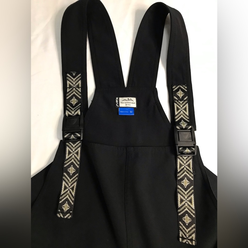 KAVU Black Overalls + Kavu top with Geometric Straps - Picture 10 of 16